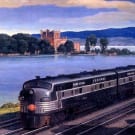 New York Central trains and Bannerman Castle