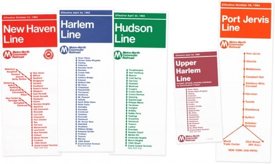 Early Metro-North Timetables