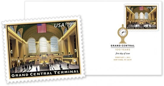 USPS Grand Central stamp