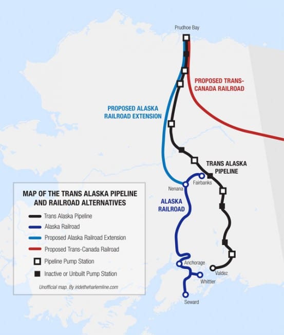 Alaska Pipeline Map