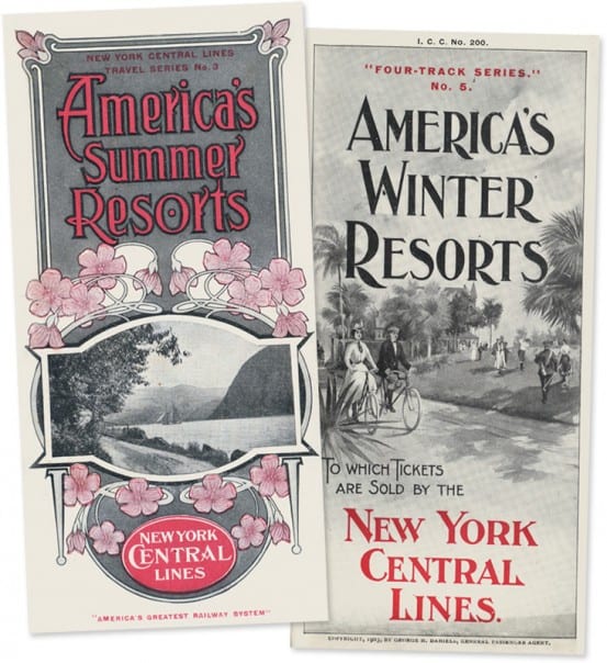 New York Central vacation brochures