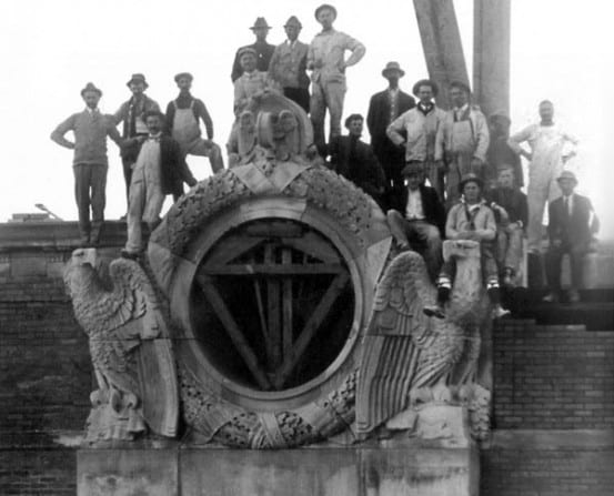 Workers at Utica