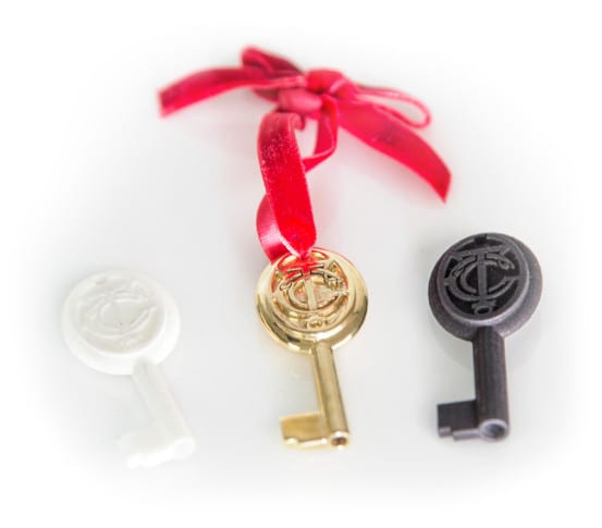 Three keys - WSF, Polished Brass, Black SF