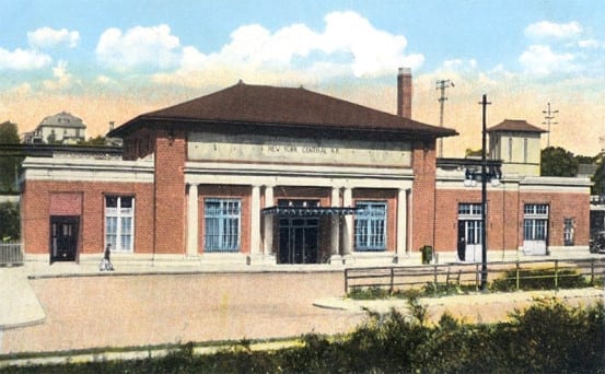 Postcard view of Mount Vernon station