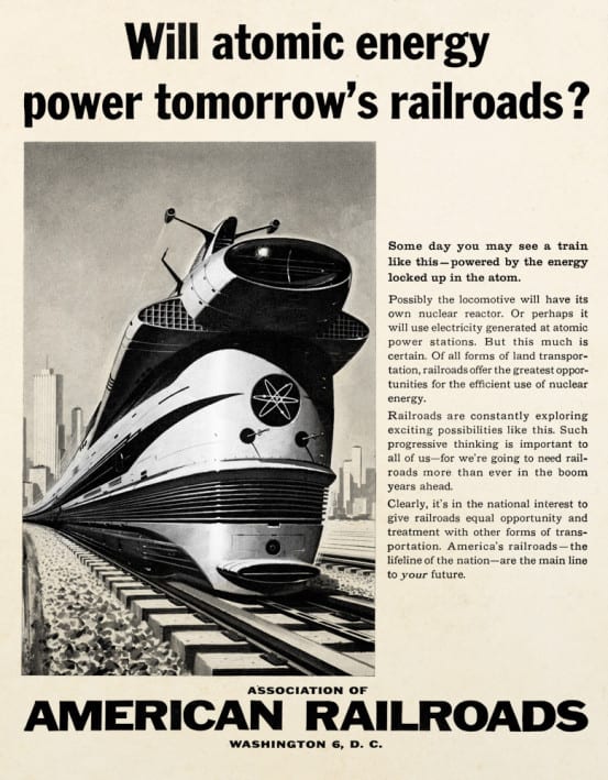 Will atomic energy power tomorrow's railroads?