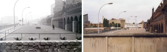 Progression of the Berlin Wall