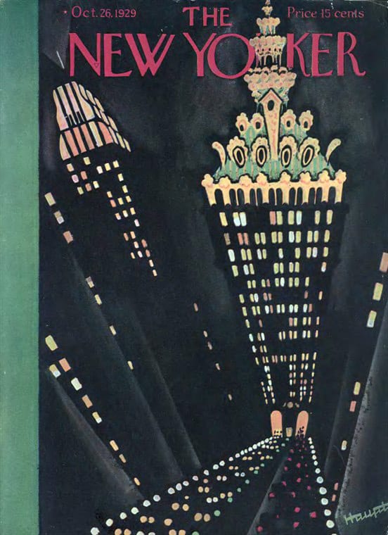 Railroad covers of The New Yorker