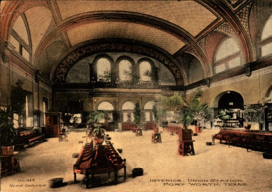 Interior of the depot
