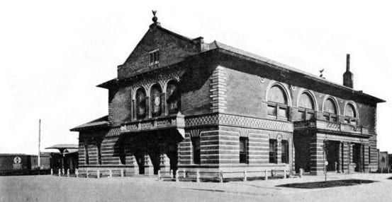 Santa Fe Depot in 1908