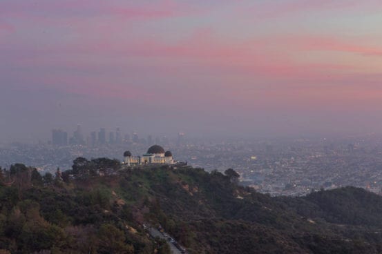 The Griffith Observatory at Dusk