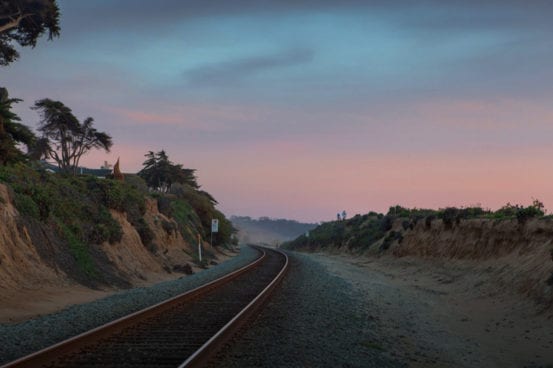 Sunsets on the rails