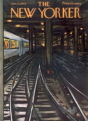 Railroad scenes on the cover of The New Yorker – I Ride The Harlem Line