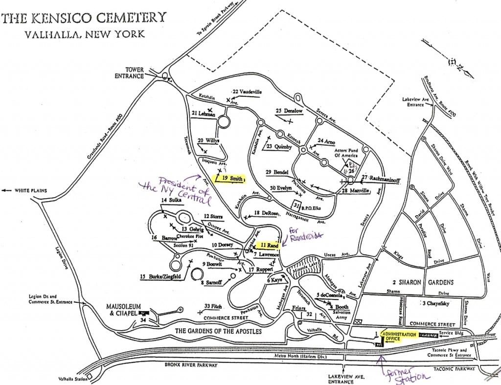 kensico_cemetery_map I Ride The Harlem Line