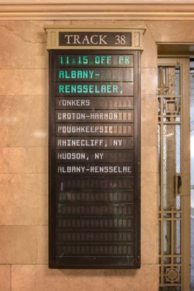 Track Departure Board at Grand Central