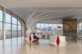 Waiting area at Al Qassar station