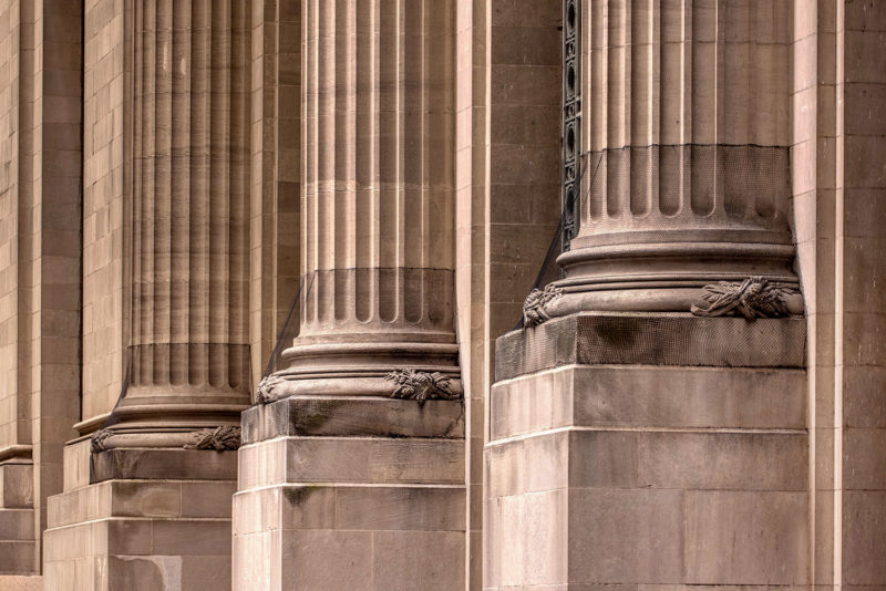 A row of stately columns