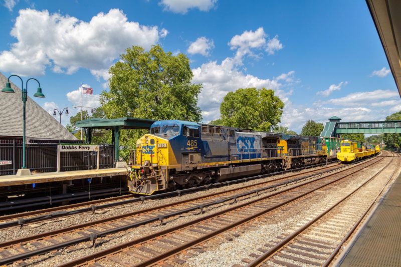 CSX is finally able to resume service on Monday afternoon after the storm