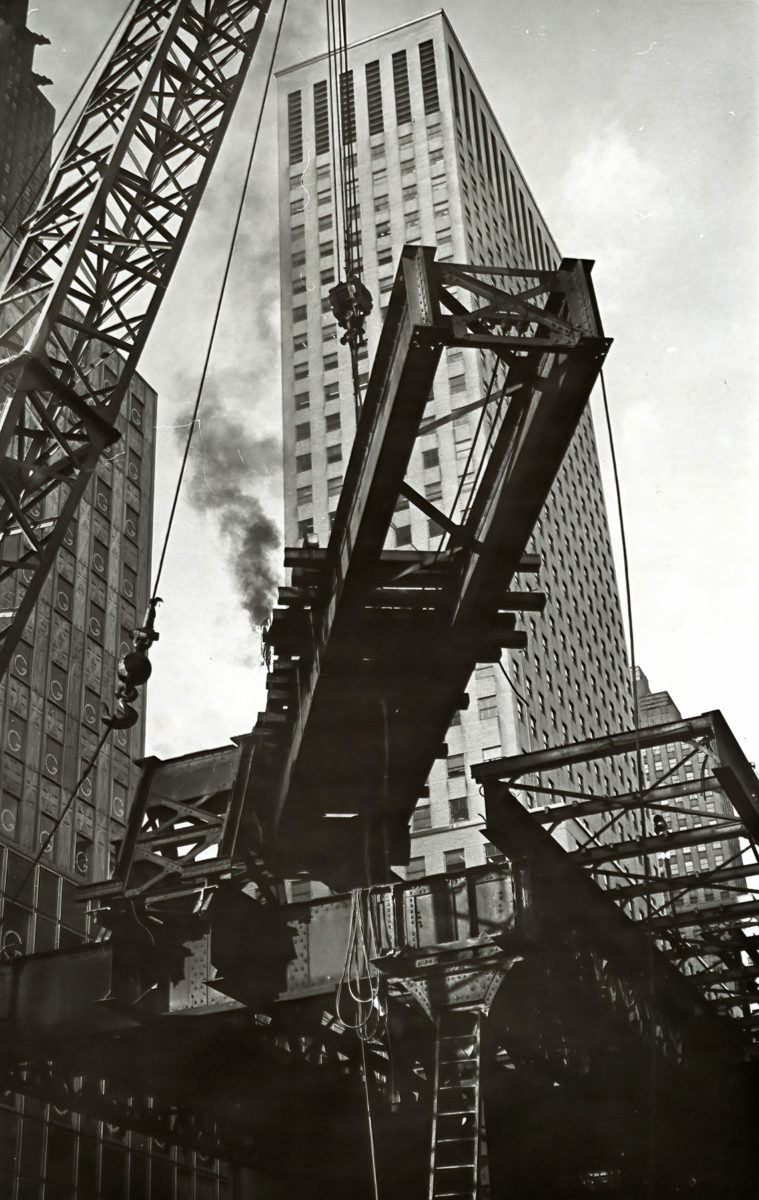 1/1956 - The Third Avenue El is dismantled near 42nd Street