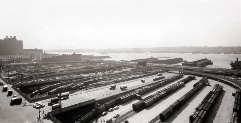 9/1957 - Tracks on the west side of Manhattan