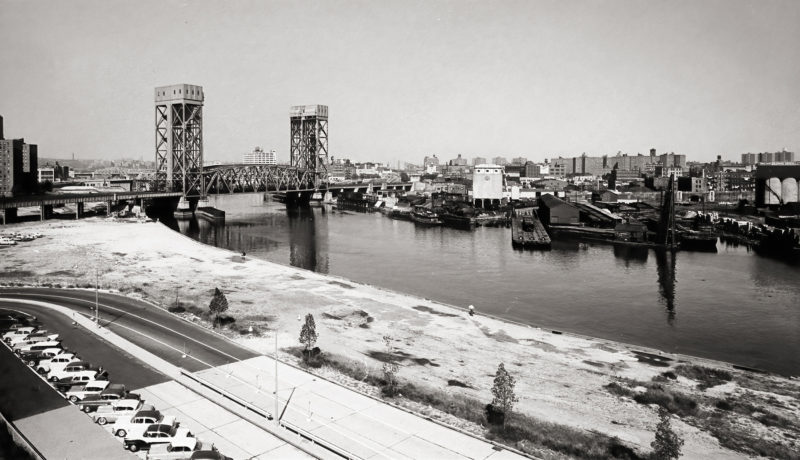 9/1958 - The Harlem River Lift Bridge before the Major Deegan Expressway